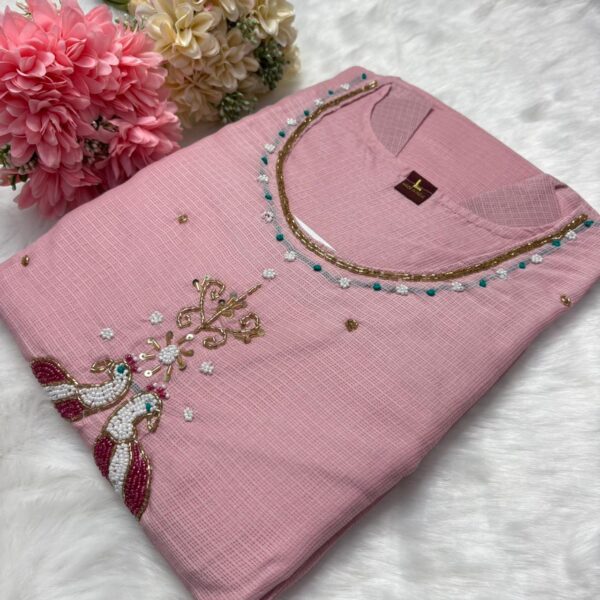 Baby Pink - Kota Checks Umbrella