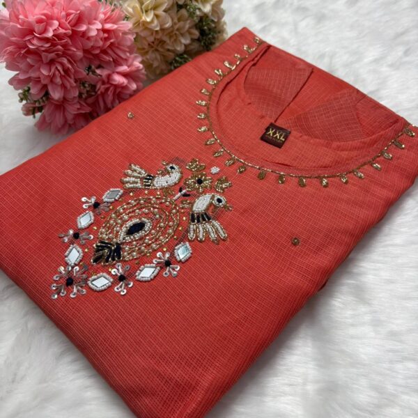 Orange - Kota Checks Umbrella