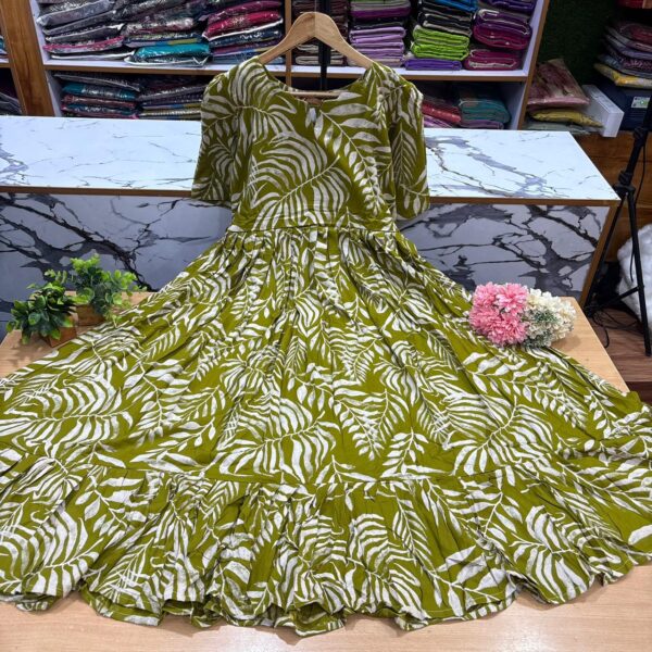Mint Green Reyon - Long Maxi - LR002