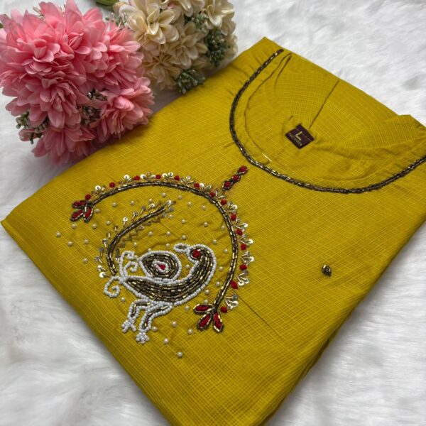 Yellow - Kota Checks Umbrella