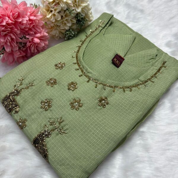 Pista Green - Kota Checks Umbrella